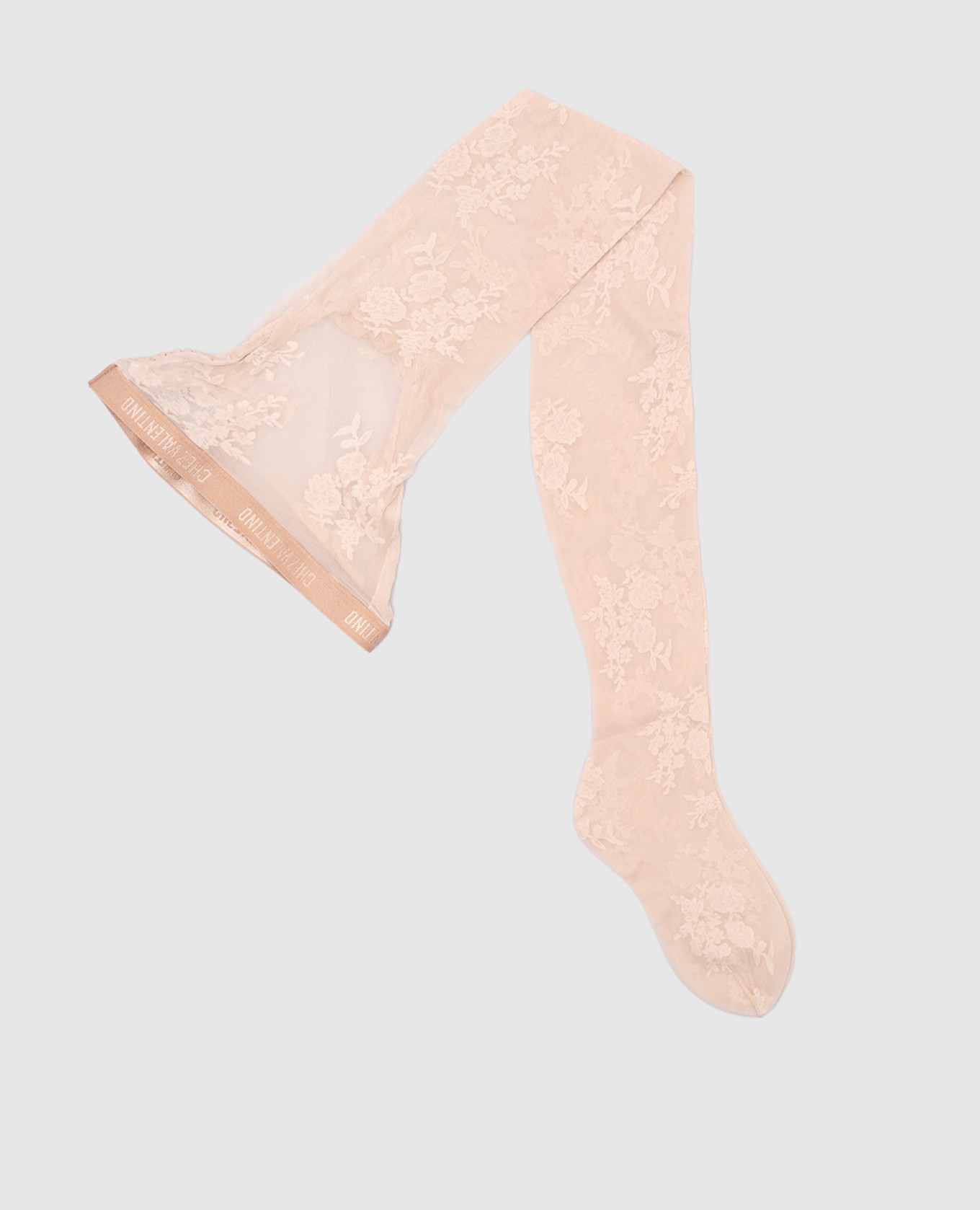 Beige lace tights Valentino