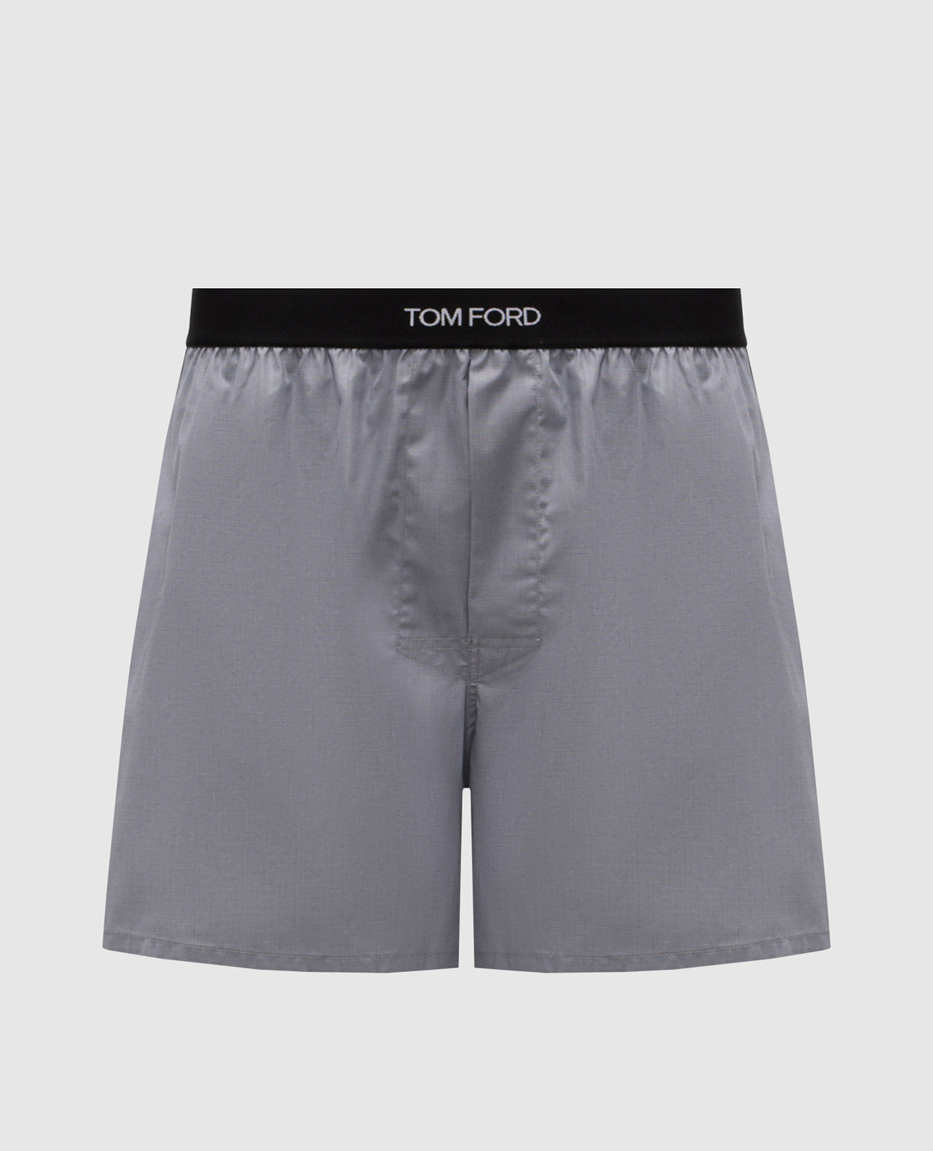 

Grey boxer briefs with logo pattern Tom Ford