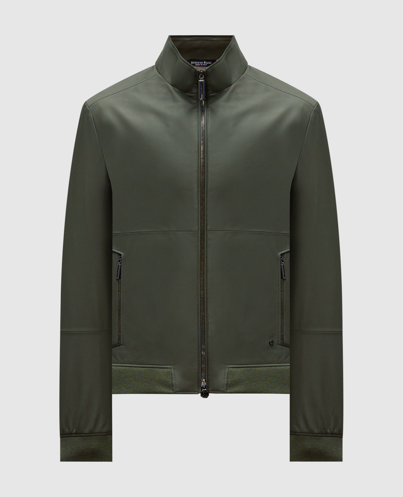 

Green leather jacket Stefano Ricci