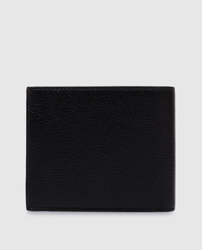 Balenciaga Black leather wallet with BB logo print 5945492ABKU