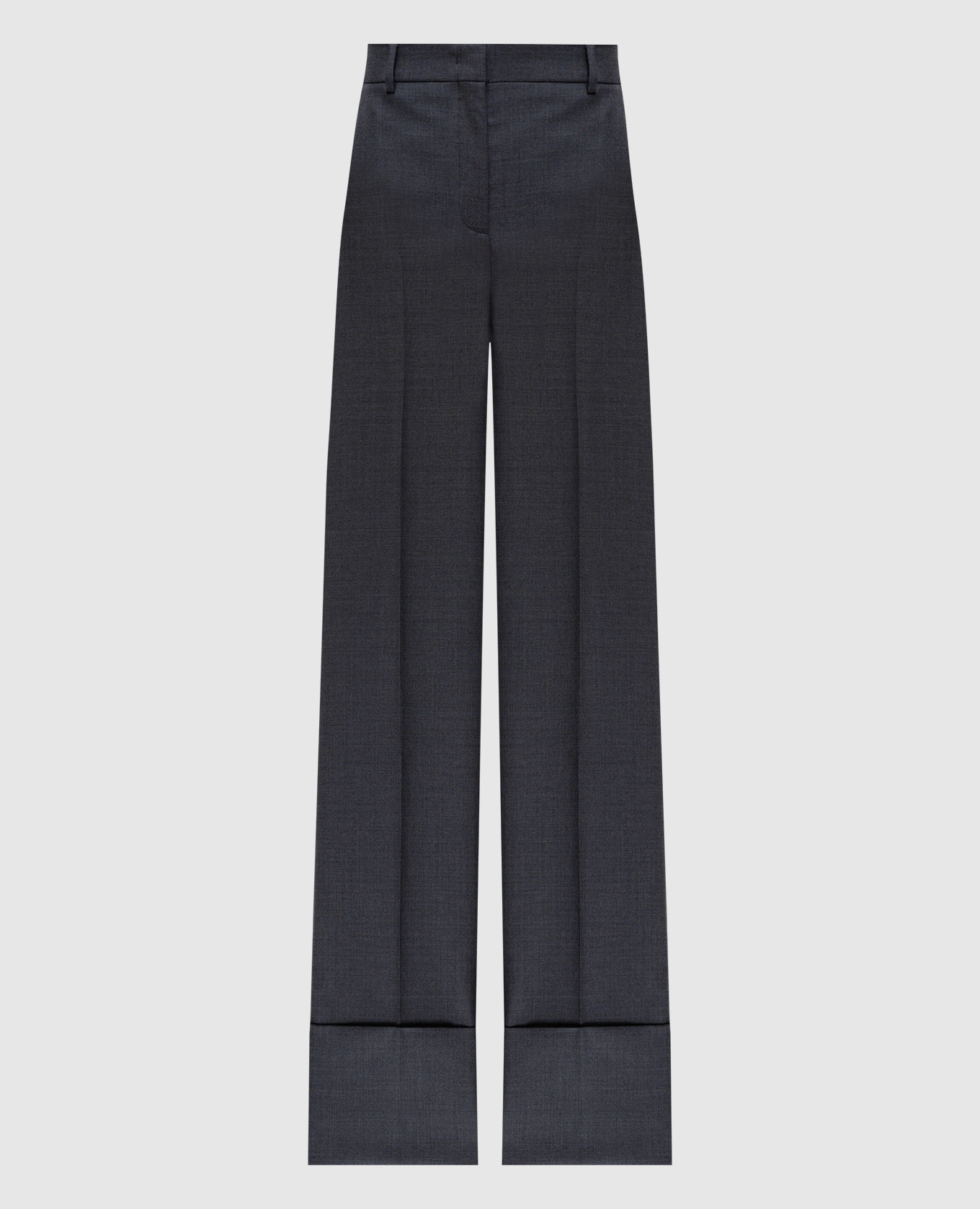 Gray wool pants Valentino