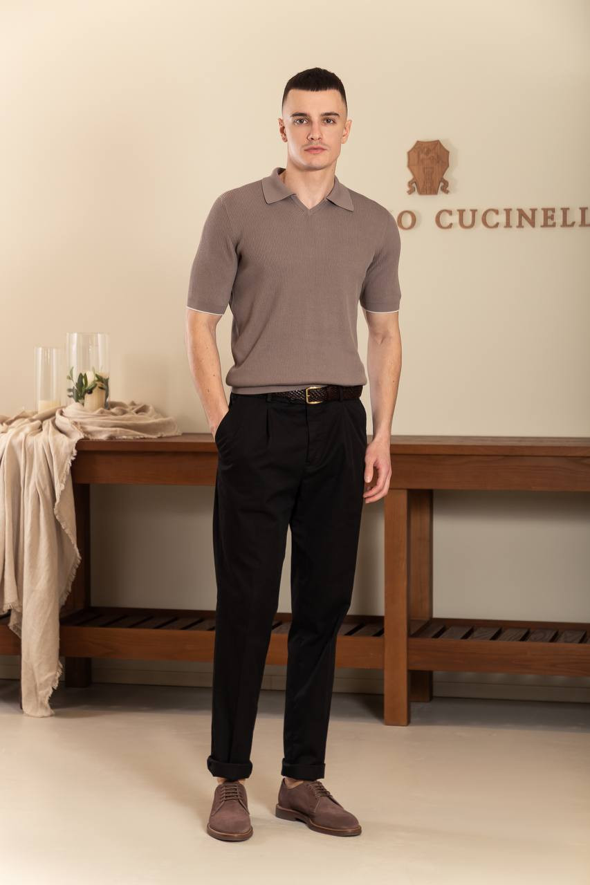 

Brown leather braided belt Brunello Cucinelli