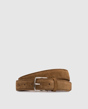 Babe Pay Pls Brown suede belt 0C003