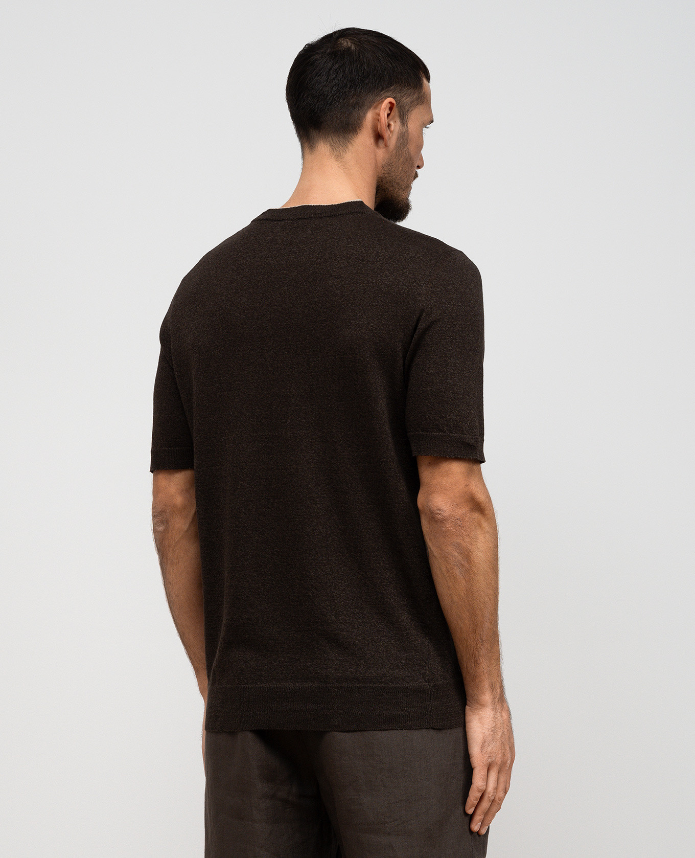 

Brown linen t-shirt Cashmere&Whiskey