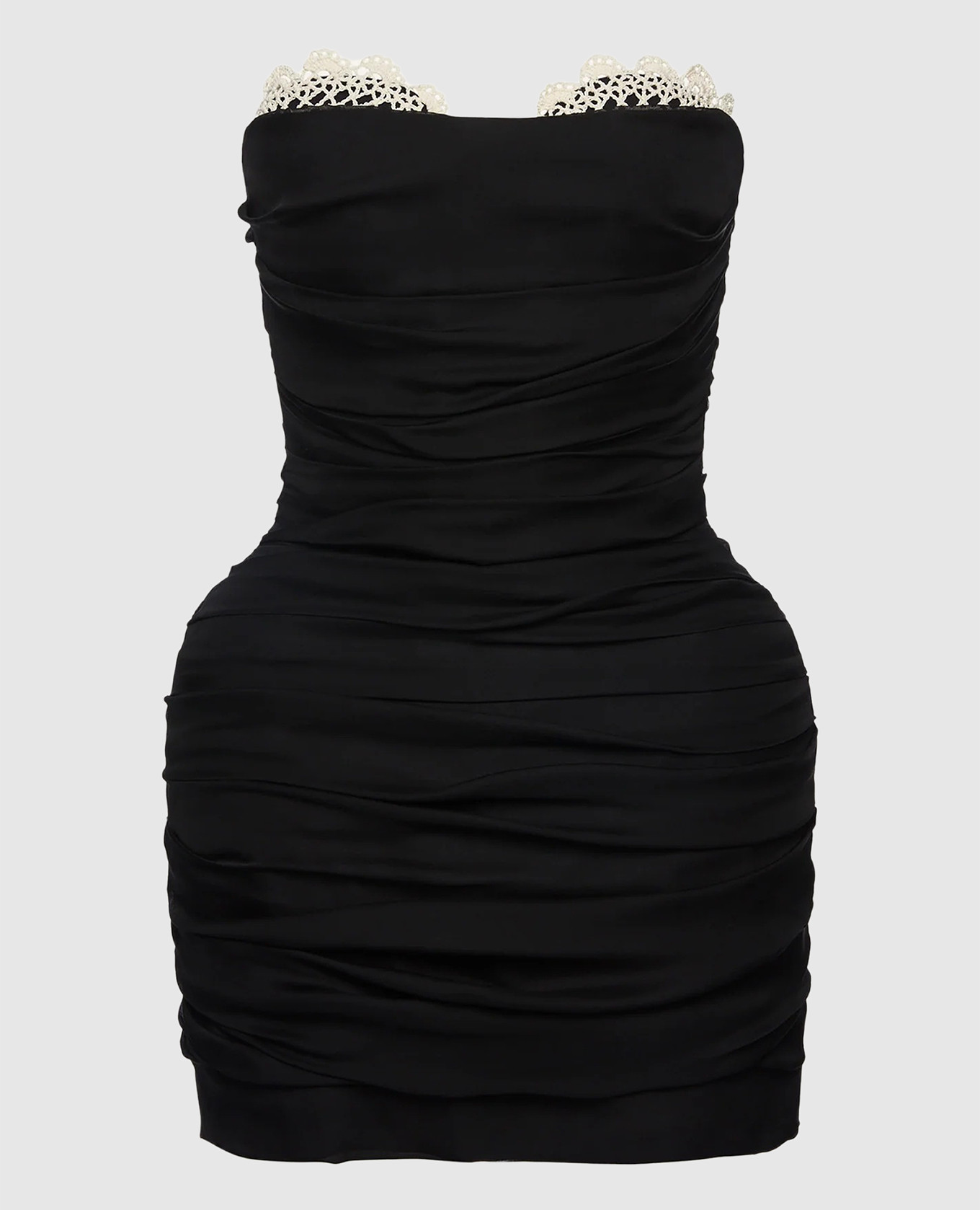 

Black bustier dress with drapery Magda Butrym