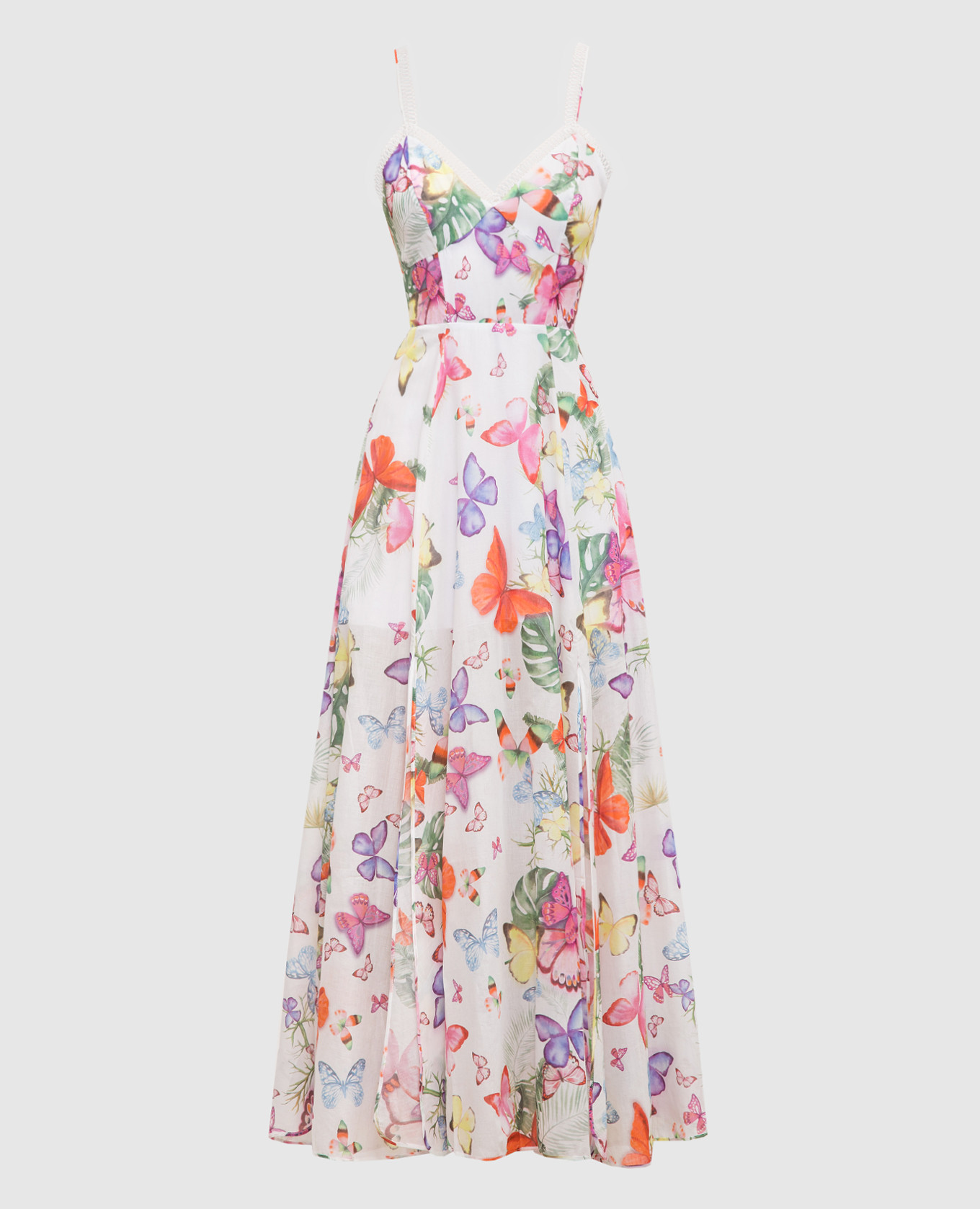

Iraso white dress with print Charo Ruiz