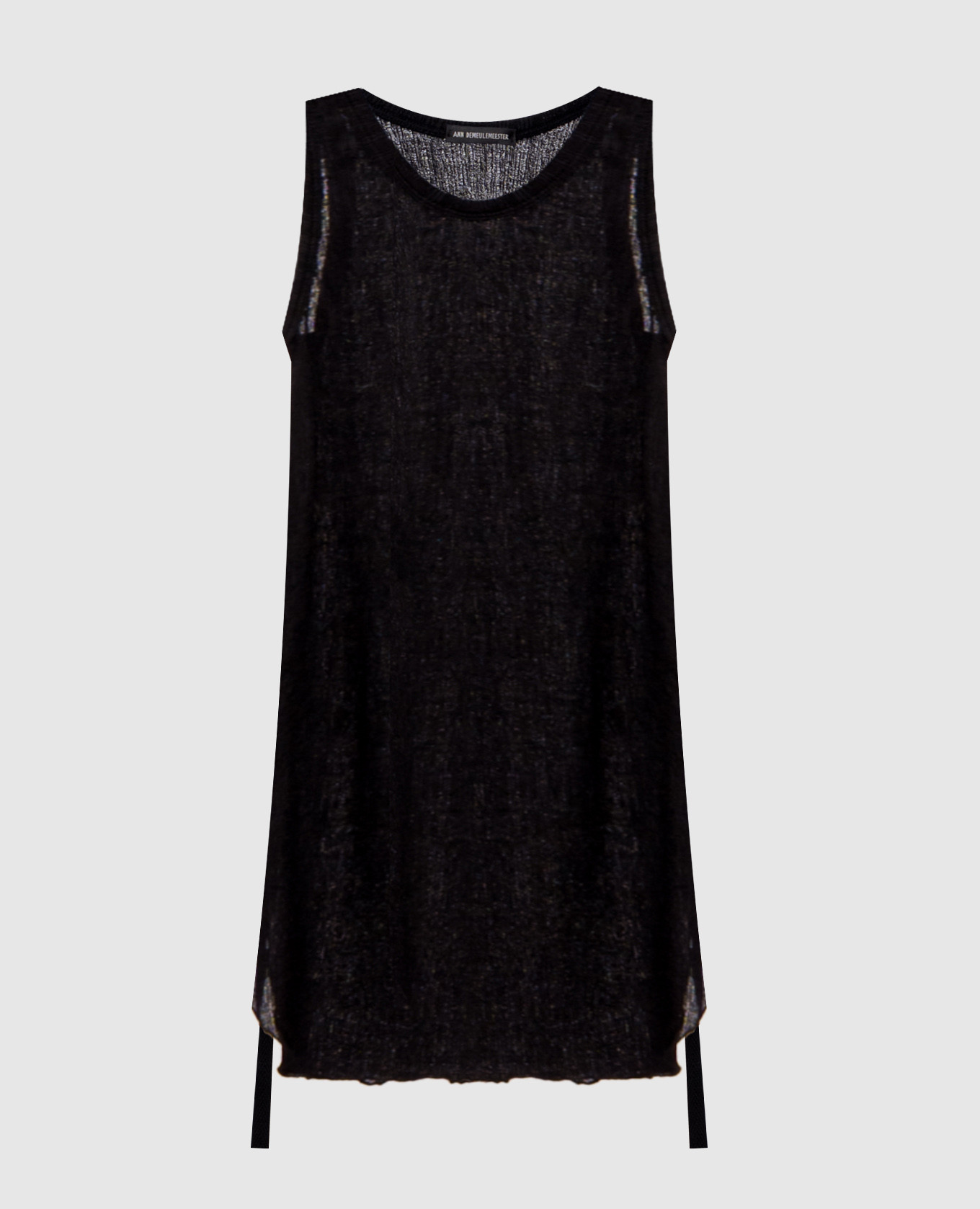 Mara black top with wool Ann Demeulemeester