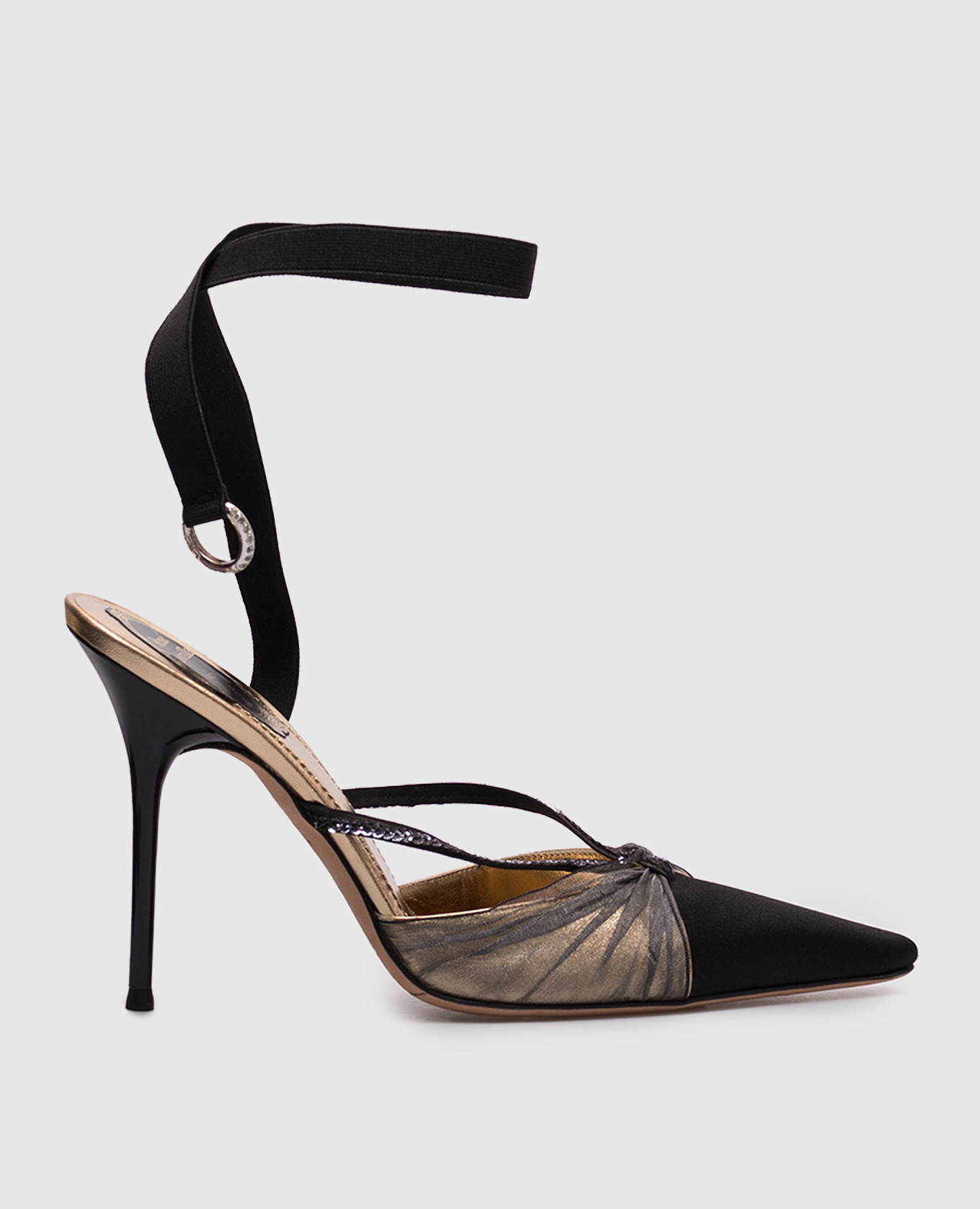 

Black slingbacks with sequins Rene Caovilla