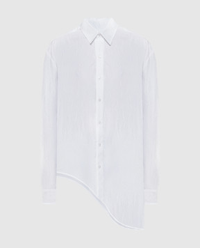SSHEENA CANOTTA white shirt with a reaper effect 24SSCANOTTATS24003