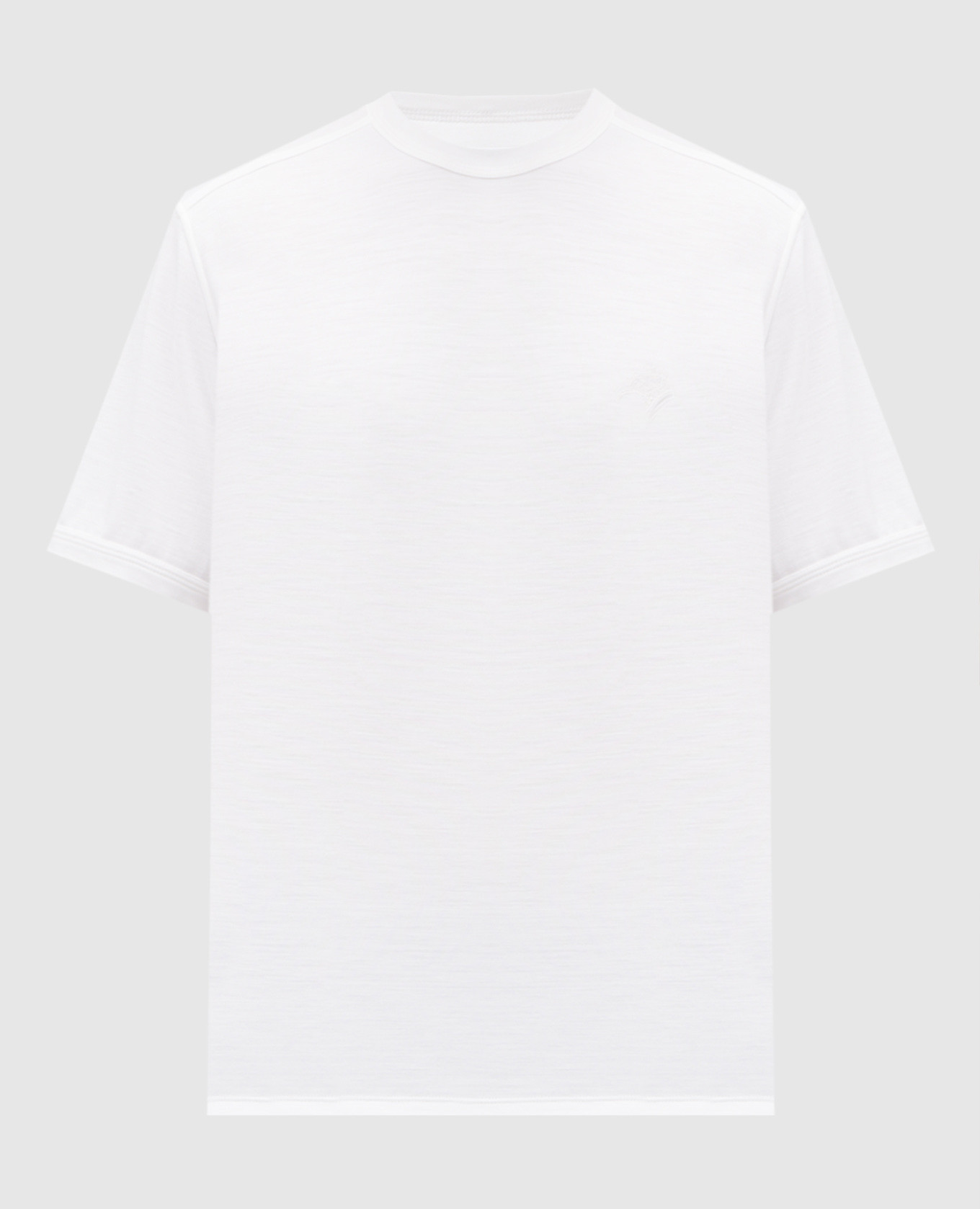 White T-shirt with wool Stefano Ricci