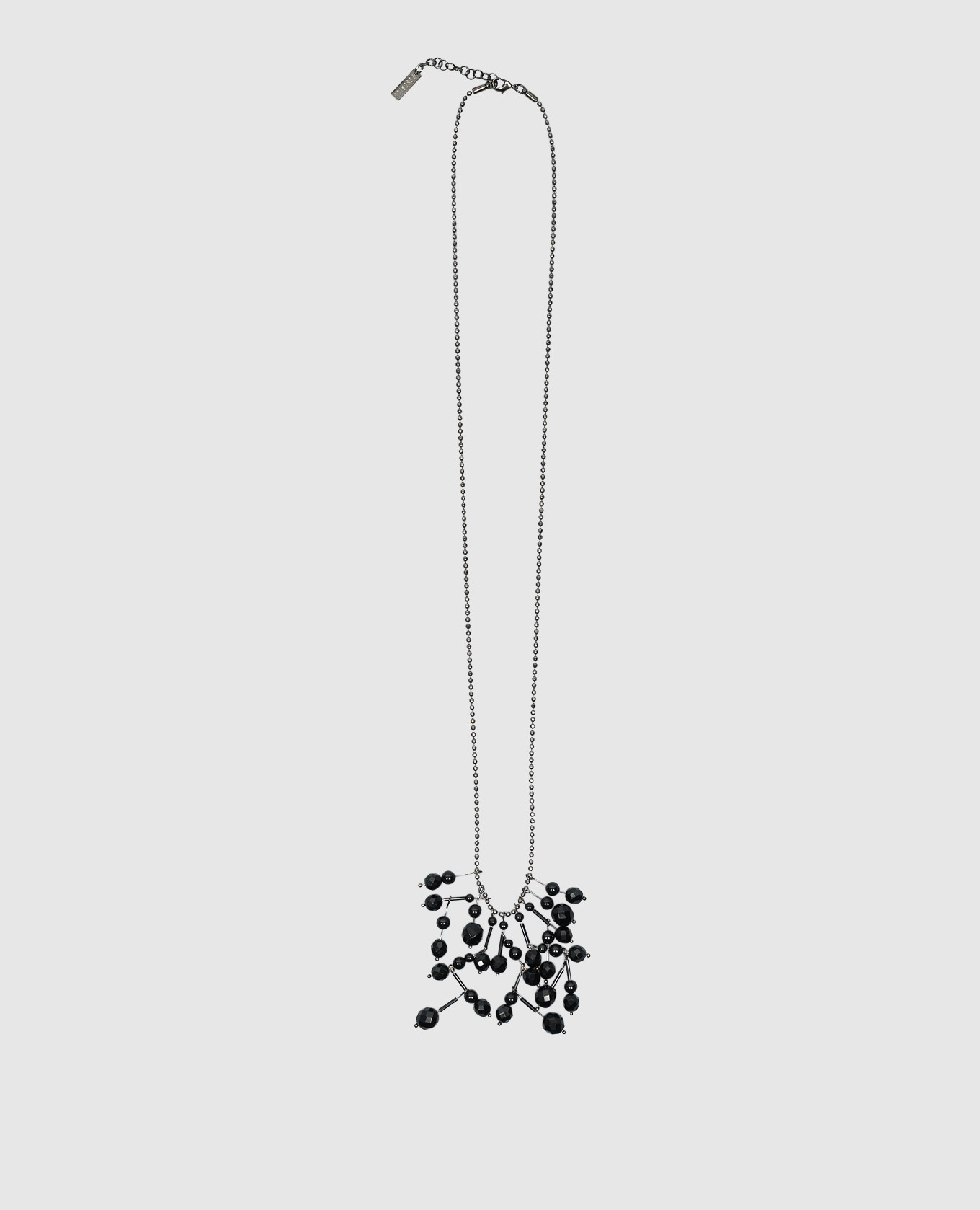 

Black necklace with monil chain Peserico