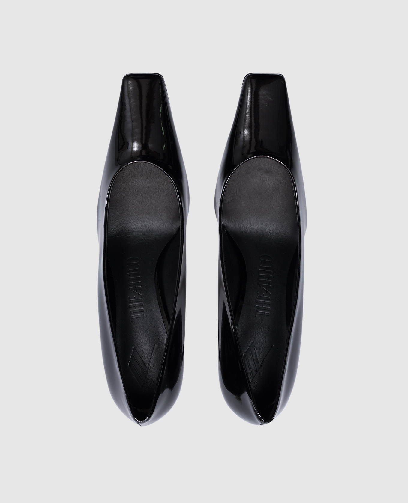

Black patent leather shoes Juno The Attico