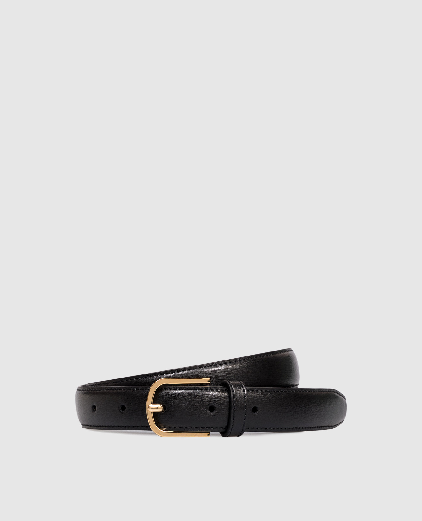 

Black leather belt Toteme