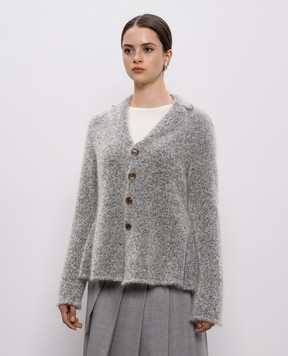 Intoca Gray mohair and silk cardigan 252LIEBEJA0101