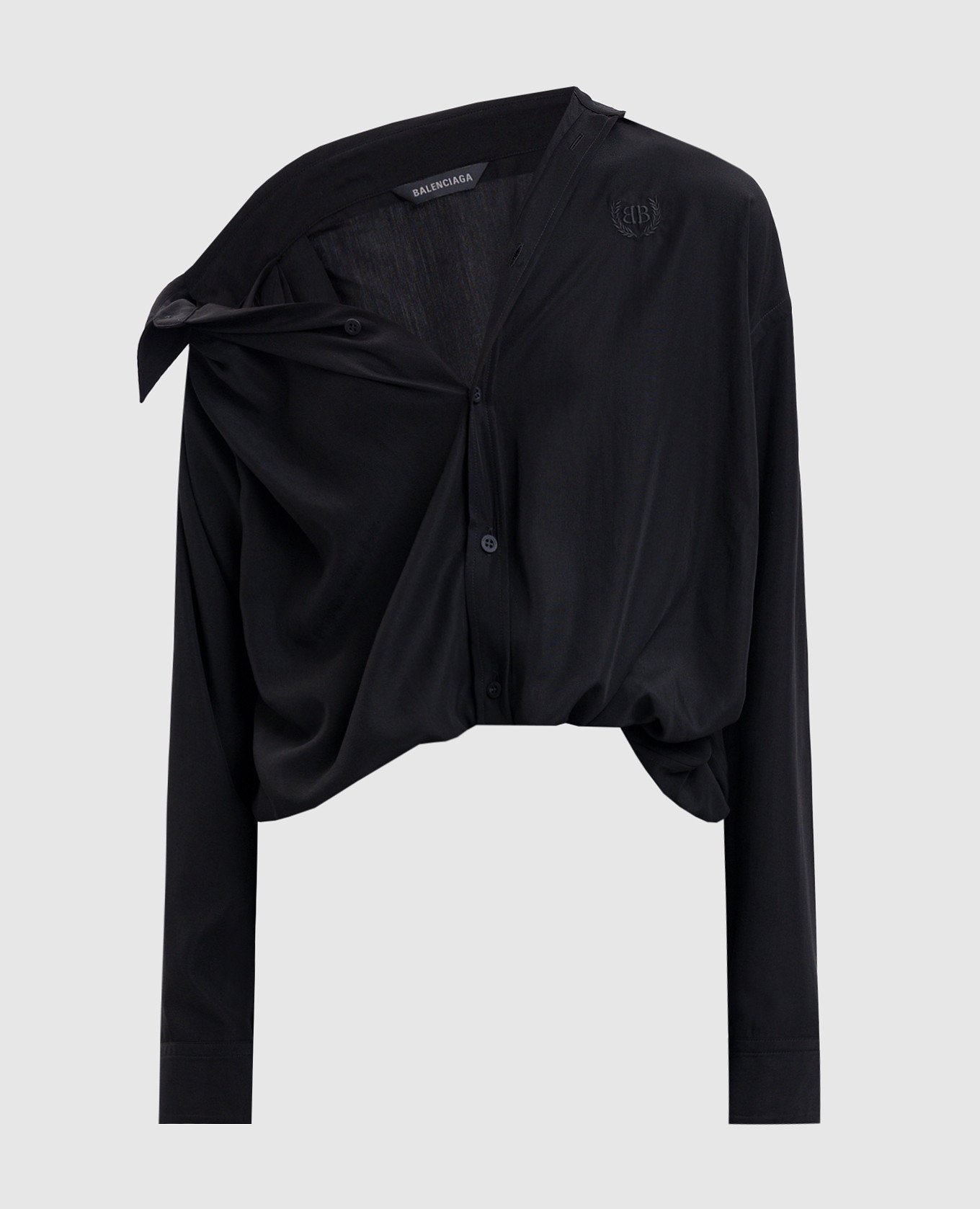 

Black one-shoulder blouse Balenciaga