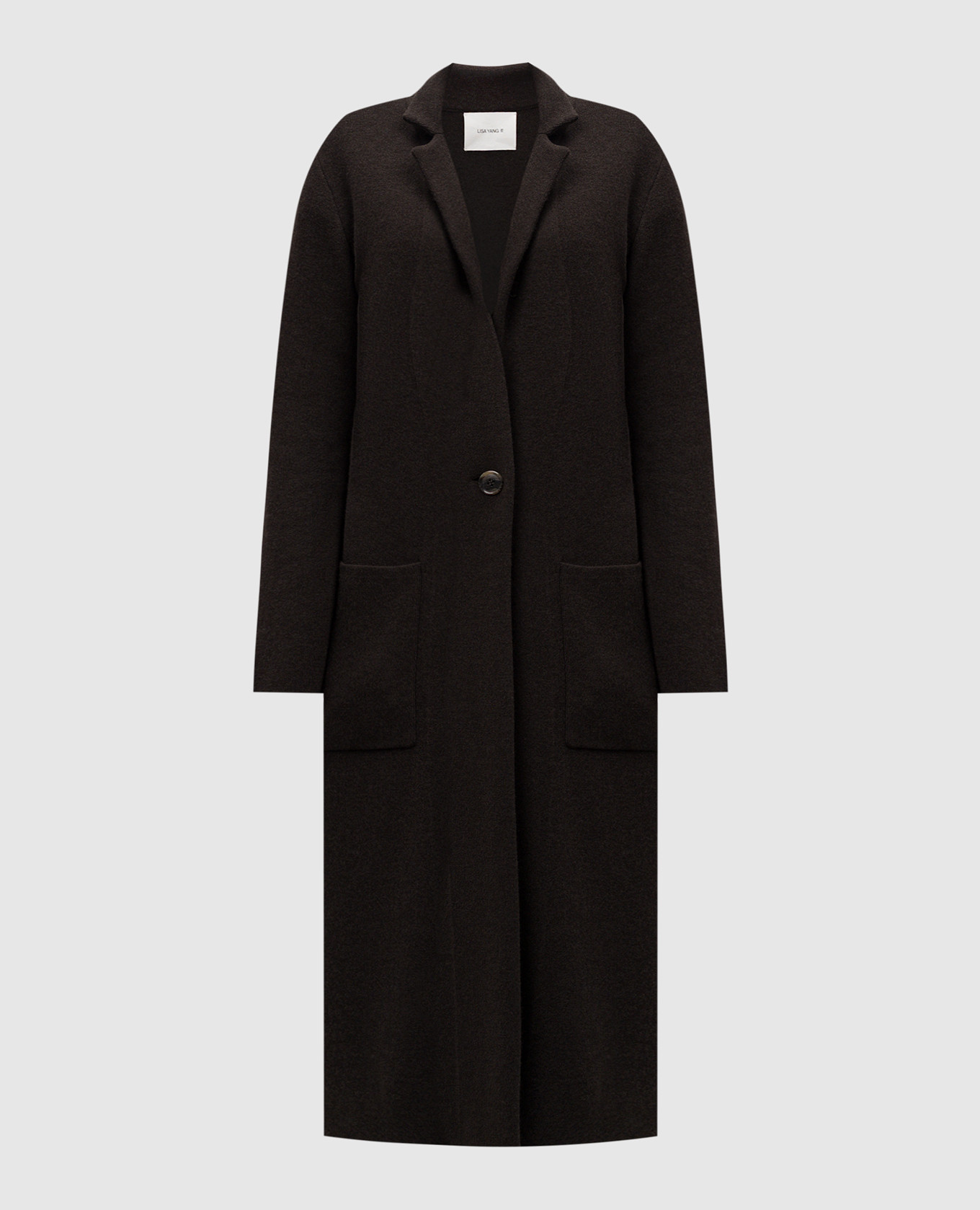 

Amie brown cashmere coat LISA YANG, Коричневый