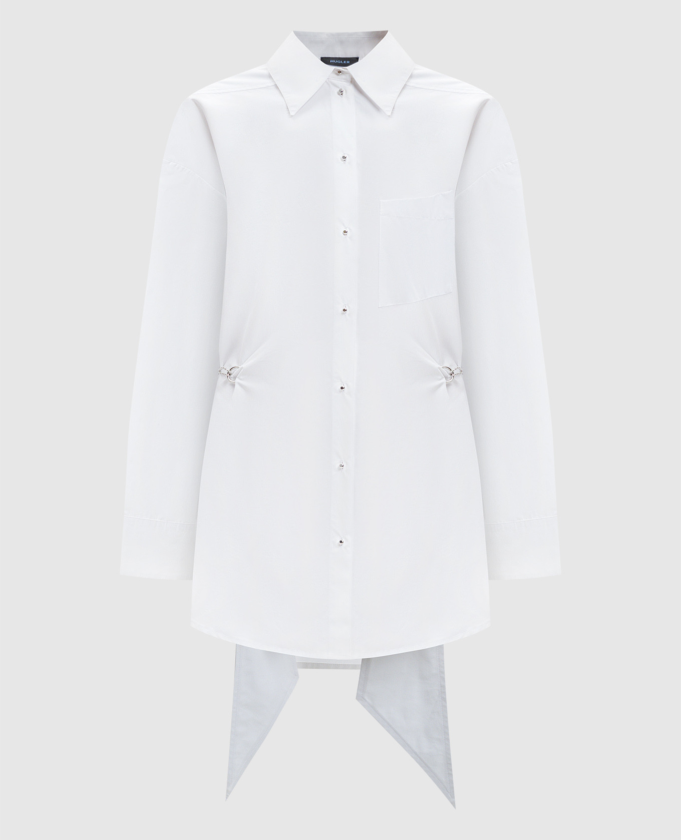 

White dress-shirt of asymmetric cut Thierry Mugler