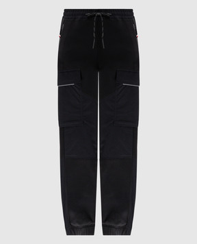 Moncler Grenoble Black sweatpants with logo J20978H0000189AK8