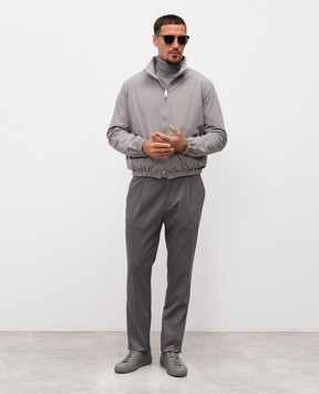Cashmere&Whiskey Gray pants with wool 02556R0498