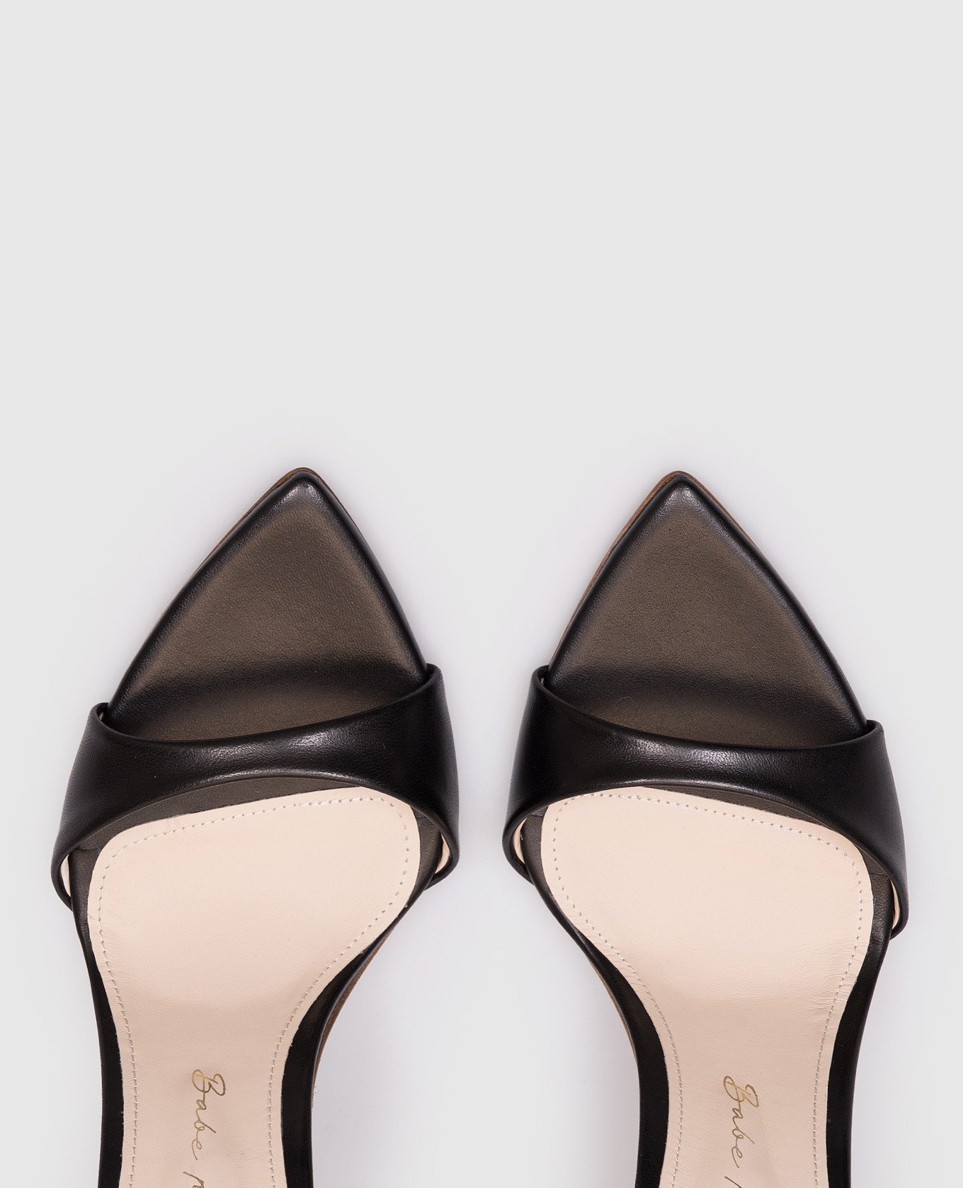 

Black leather sandals Babe Pay Pls