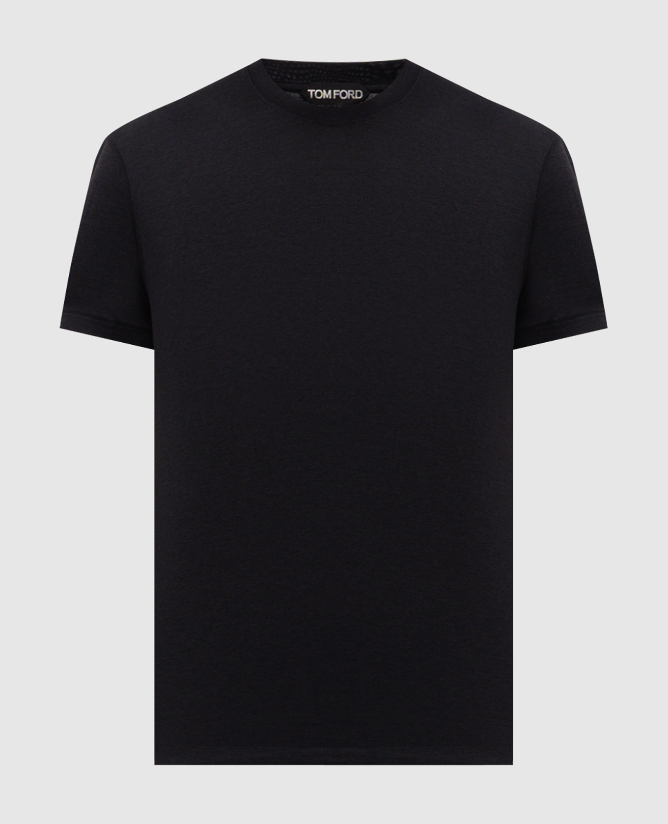 Black T-shirt with monogram logo Tom Ford