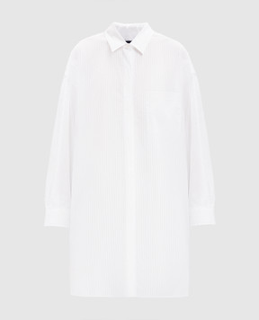 Juun.j White striped long blouse JW5364W031