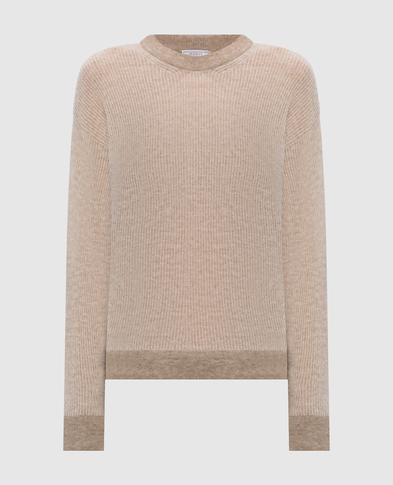 Beige sweater with wool Peserico