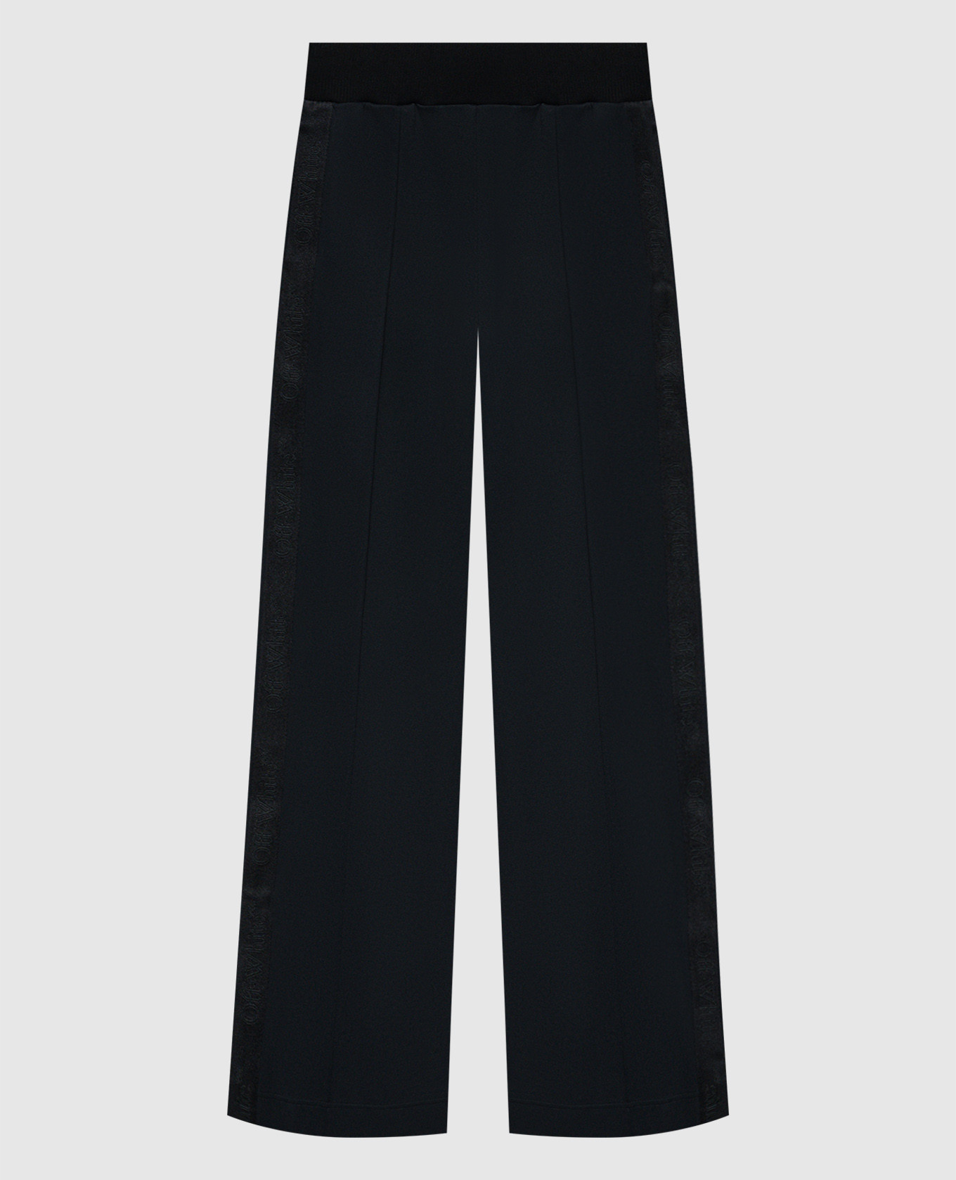 

Black pants with branded stripes Off-White, Черный