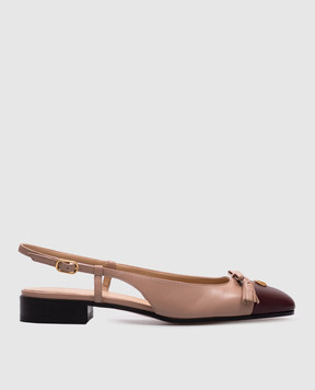 Valentino Beige leather slingbacks VALET DU ROI 6W0S0MH0DDT