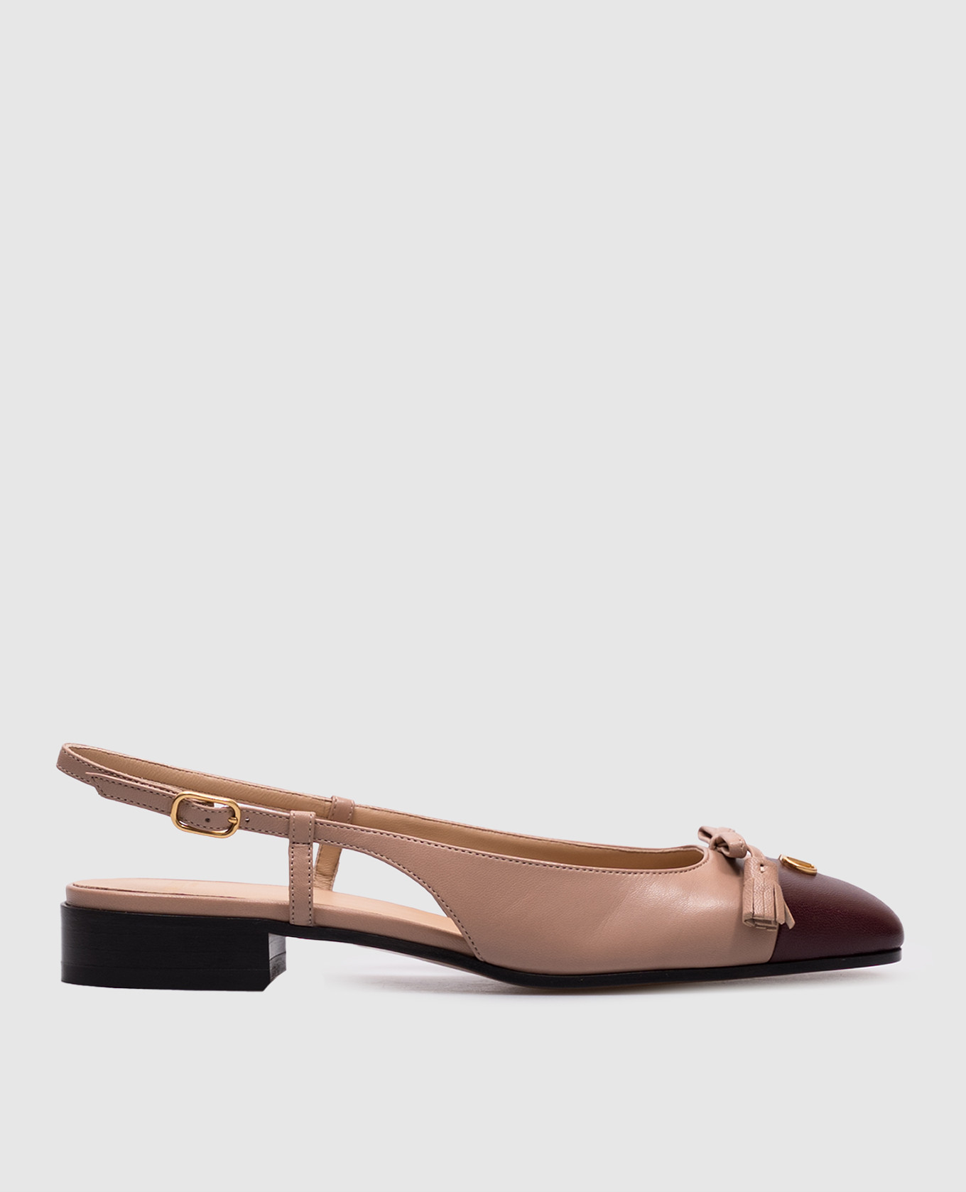 Beige leather slingbacks VALET DU ROI Valentino