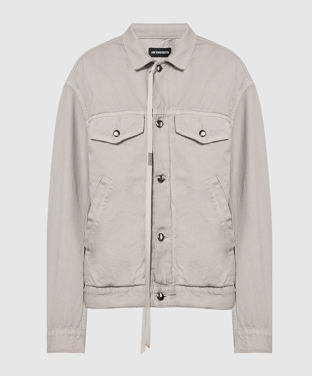 Ann Demeulemeester - Patrick gray denim jacket 2401MJA40DFA038