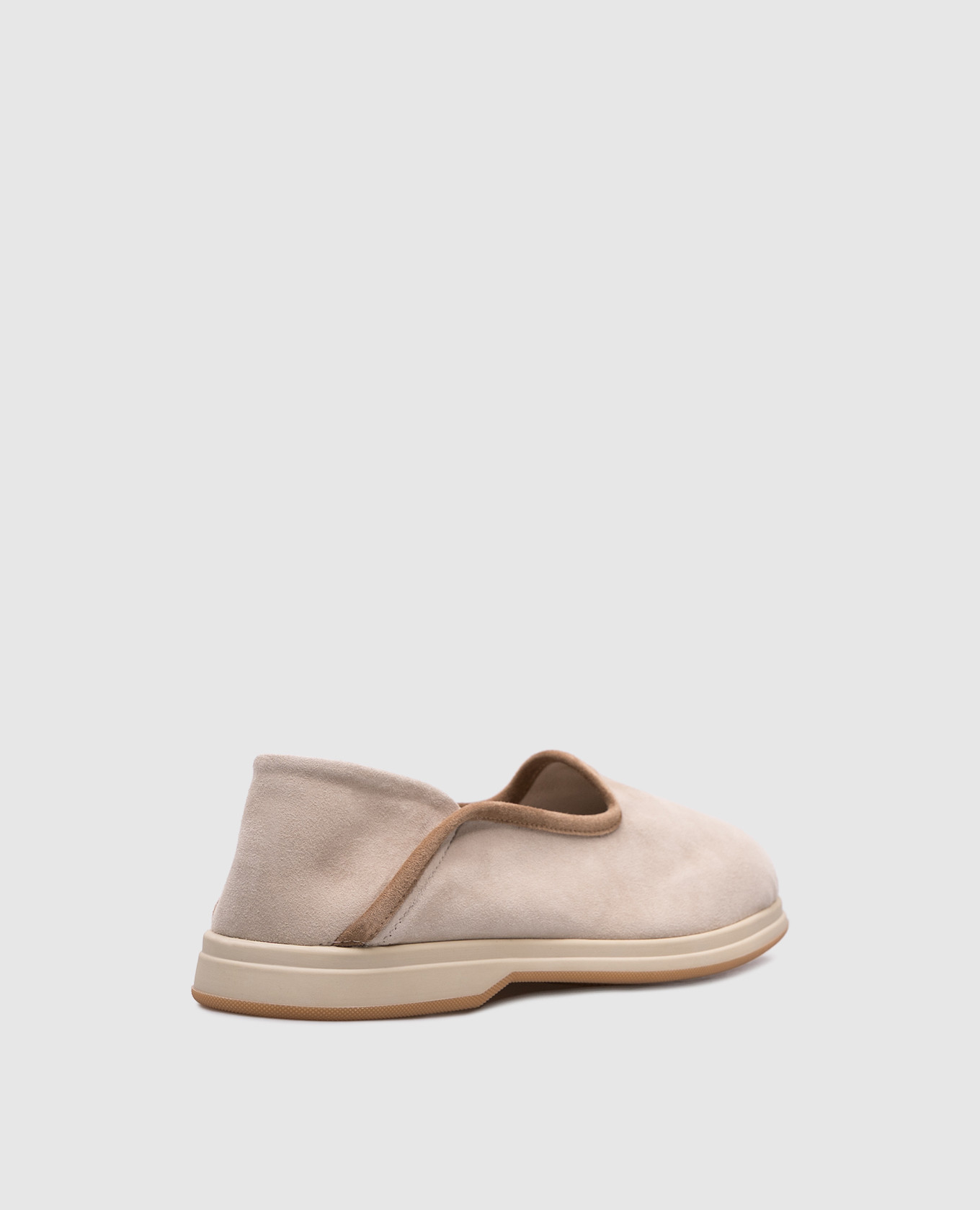 

Beige suede loafers Enrico Mandelli