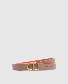 Twinset Reversible combination belt with Oval T logo 251TA4381