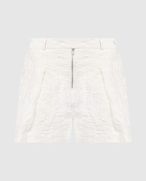 Jil Sander Beige shorts with a reaper effect J02MU0108J20138