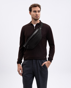 Gianni Chiarini Black belt bag Oslo MPUB18998NYLPL