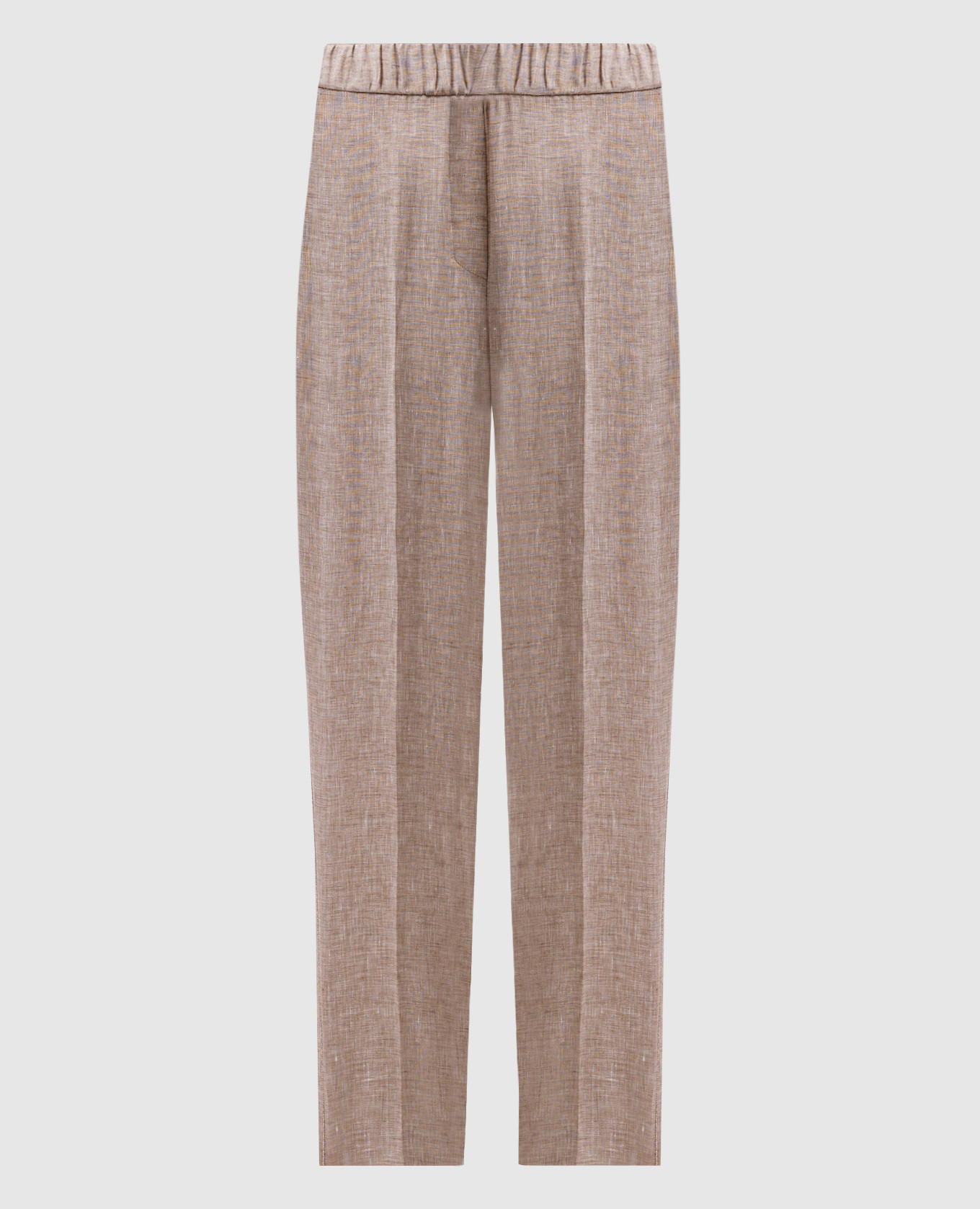 Beige linen pants Peserico