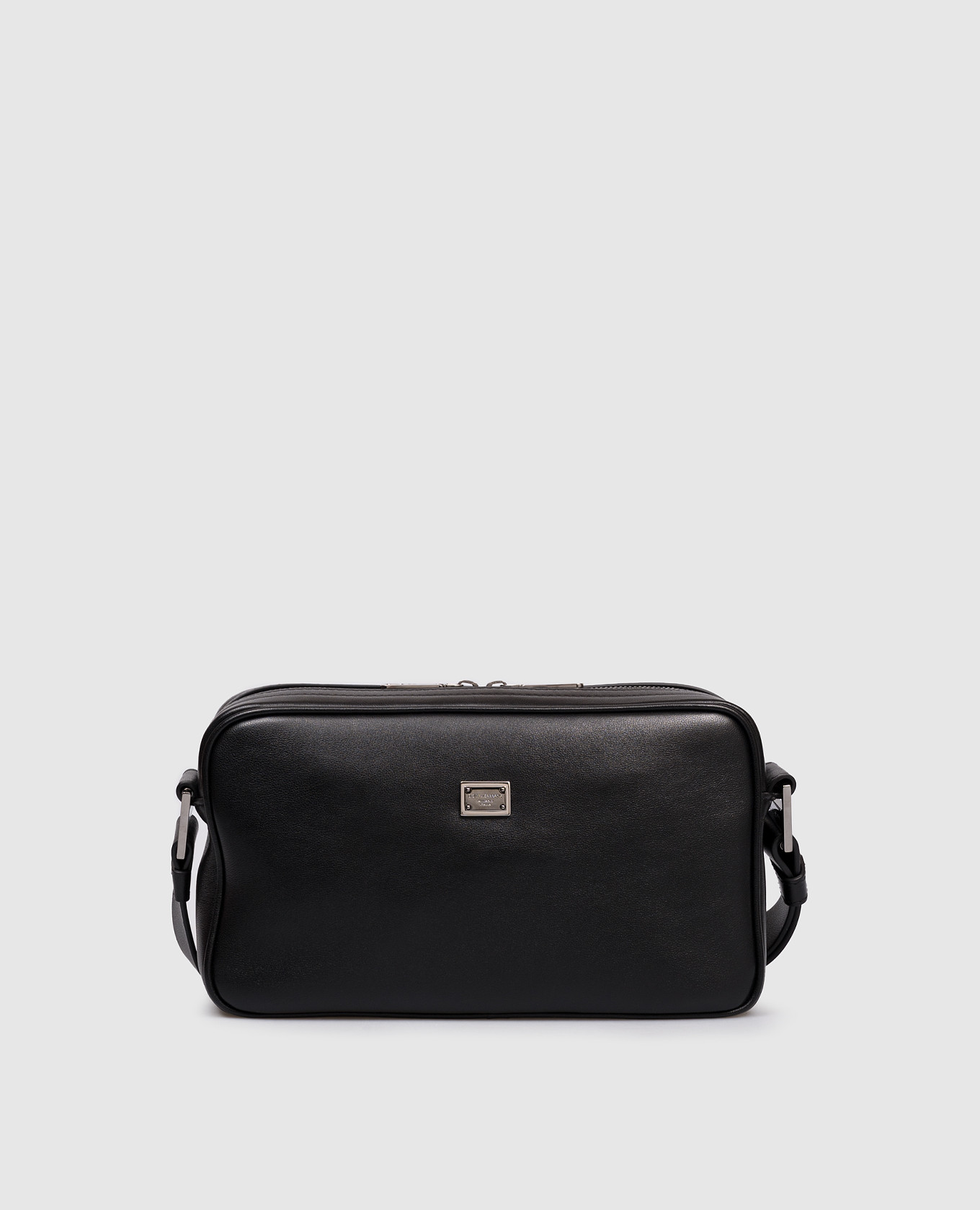 

Black leather bag with logo engraving Dolce&Gabbana