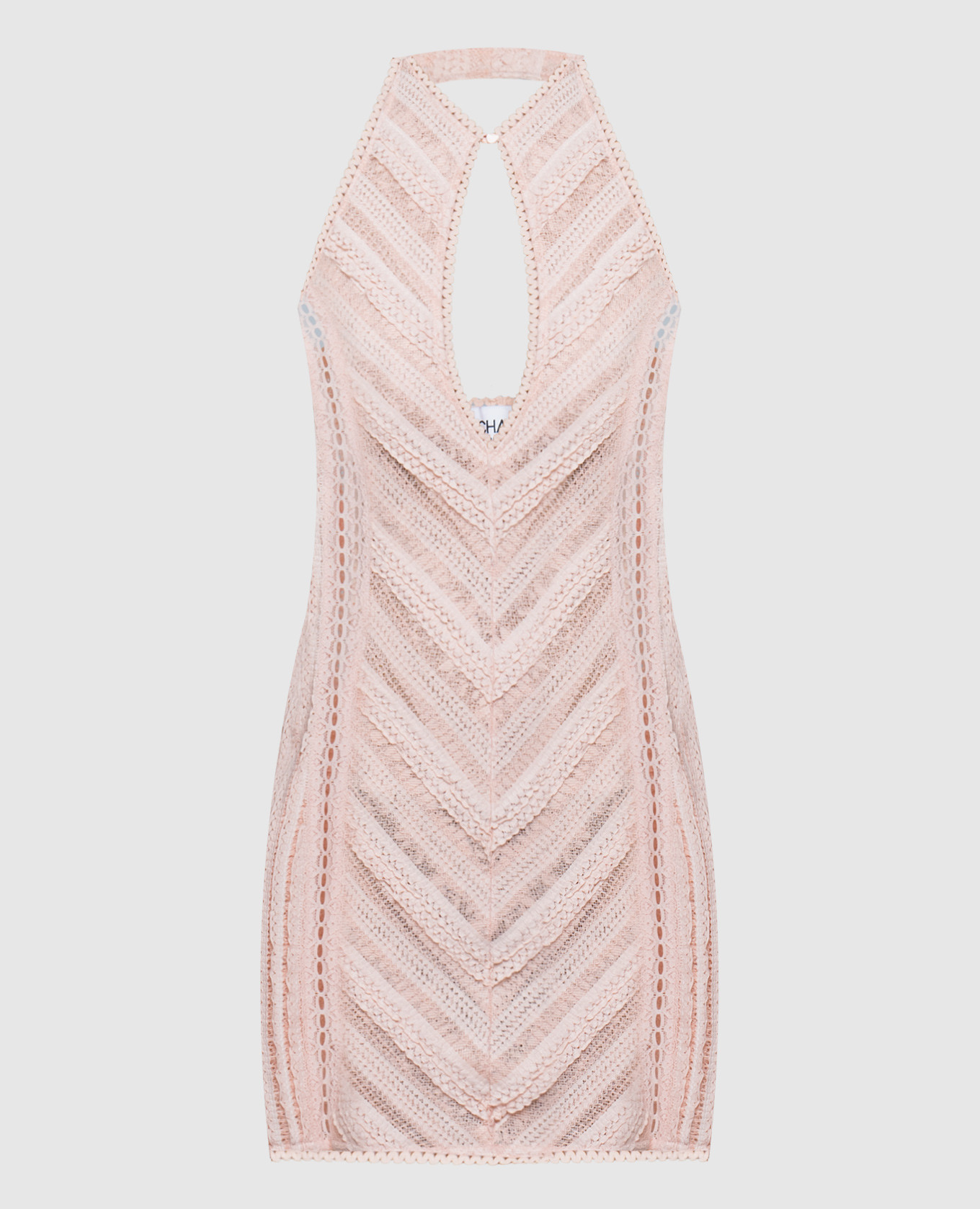 

Massay pink dress with lace Charo Ruiz