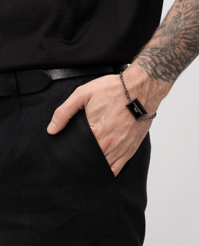 Dolce&Gabbana Silver bracelet with logo WBR1D1W1111
