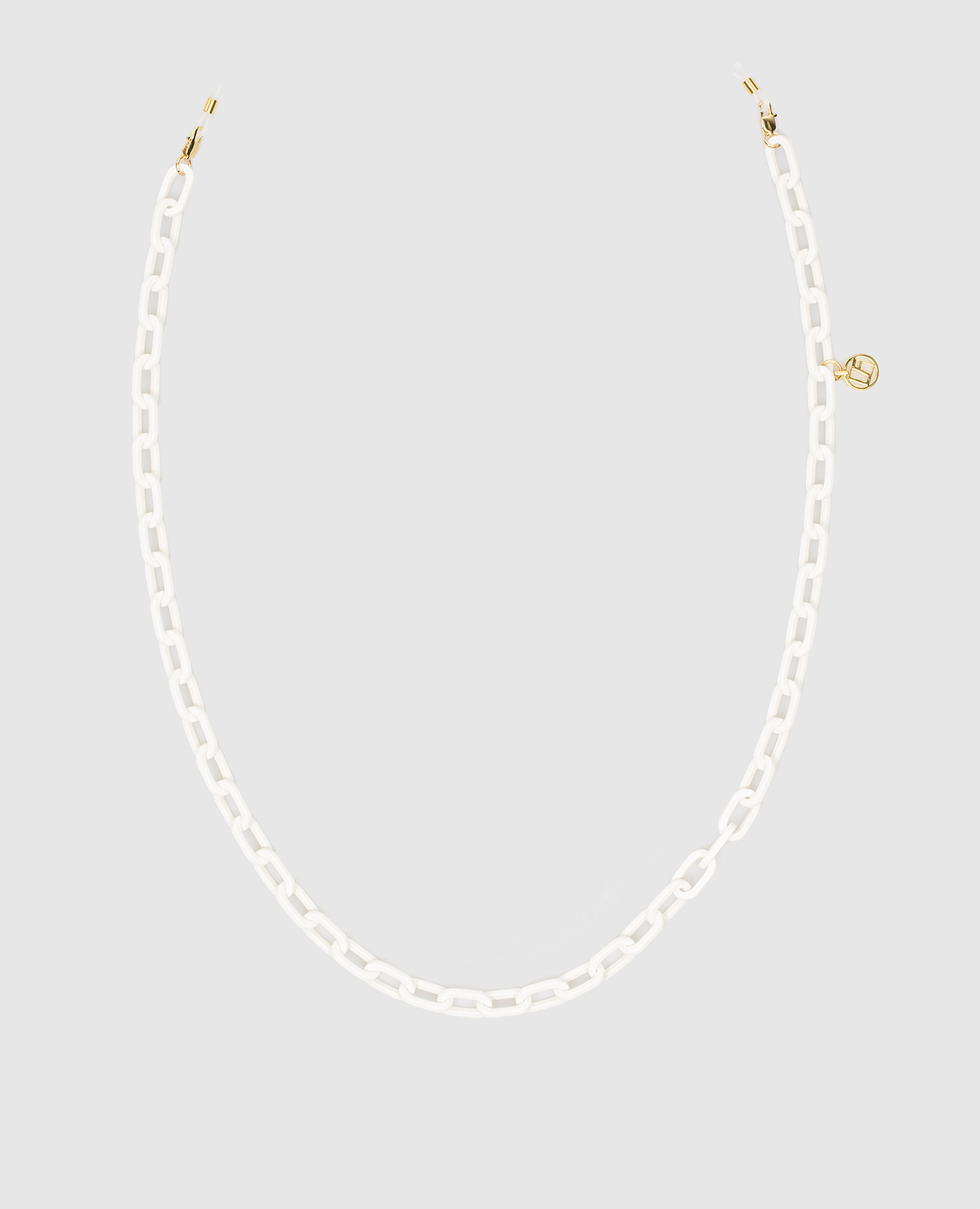 

White chain for SMALL SQUARE glasses The Attico by Linda Farrow