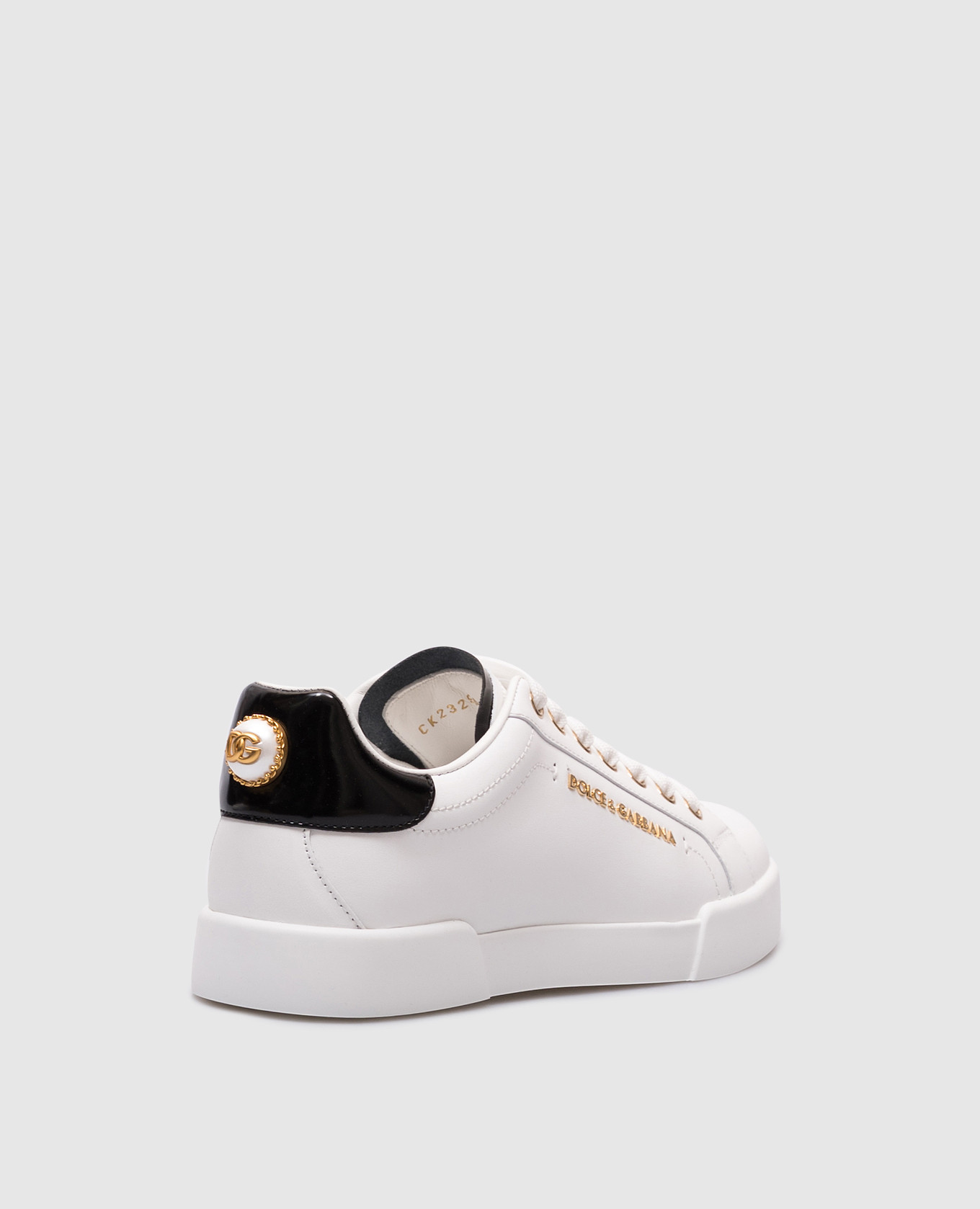 

Portofino white leather sneakers with logo Dolce&Gabbana