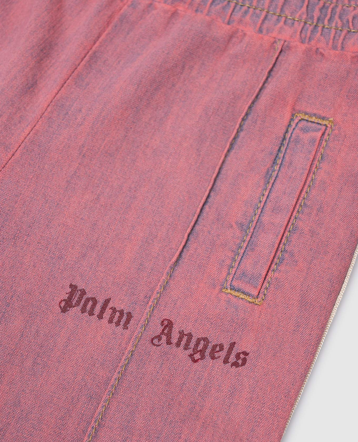 

Children's pink jeans with logo Palm Angels