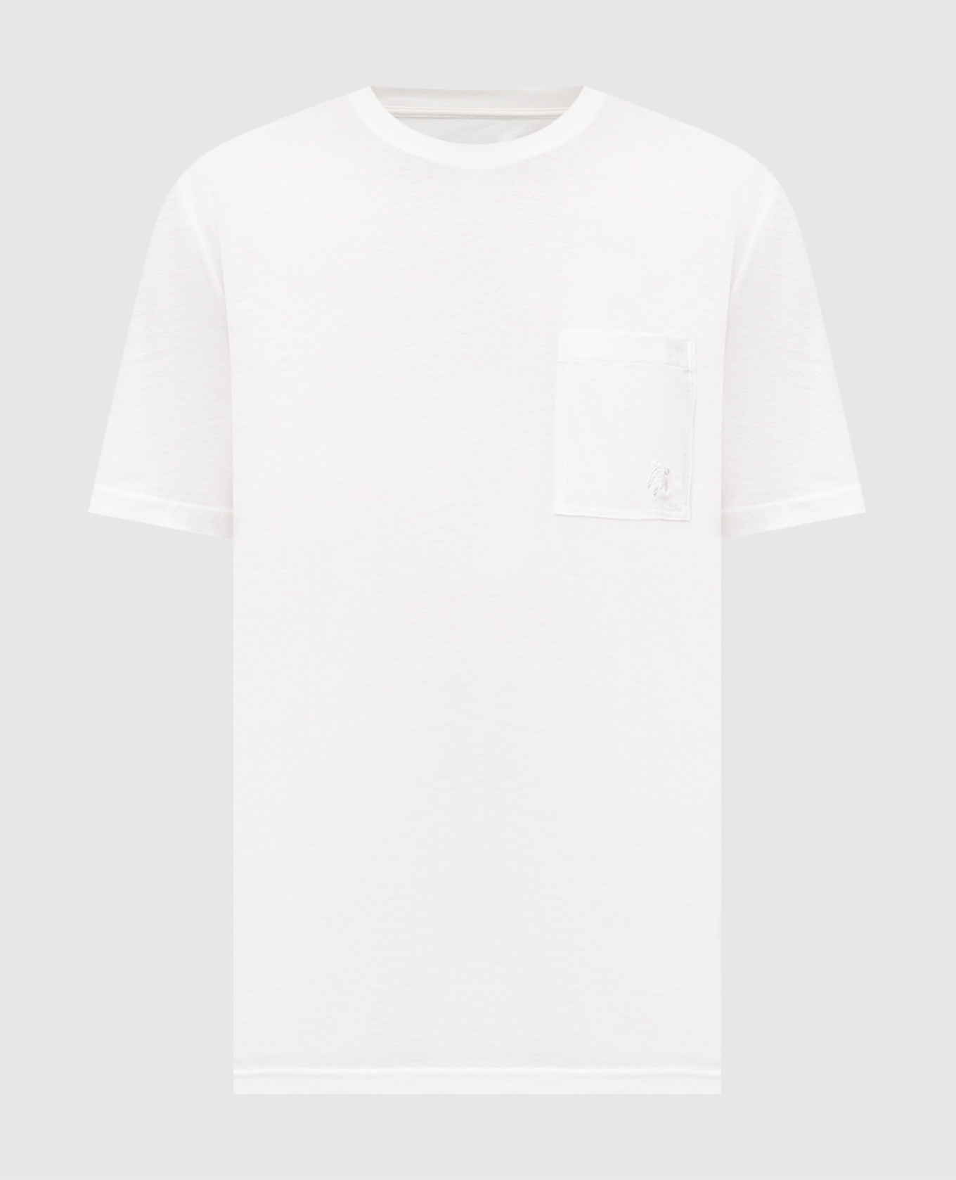 White T-shirt with logo emblem