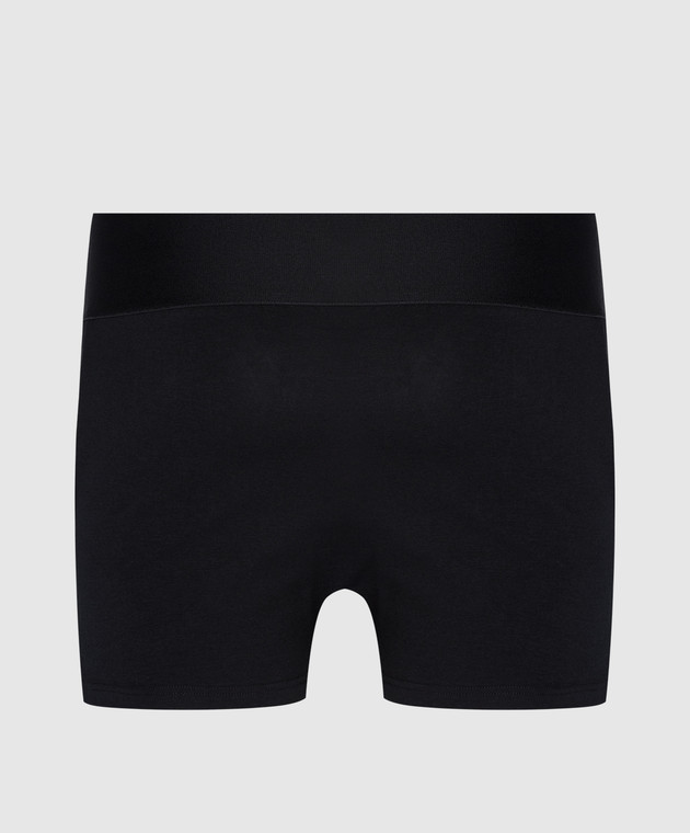 Vetements - Black boxers with contrasting logo pattern MA65UN100B