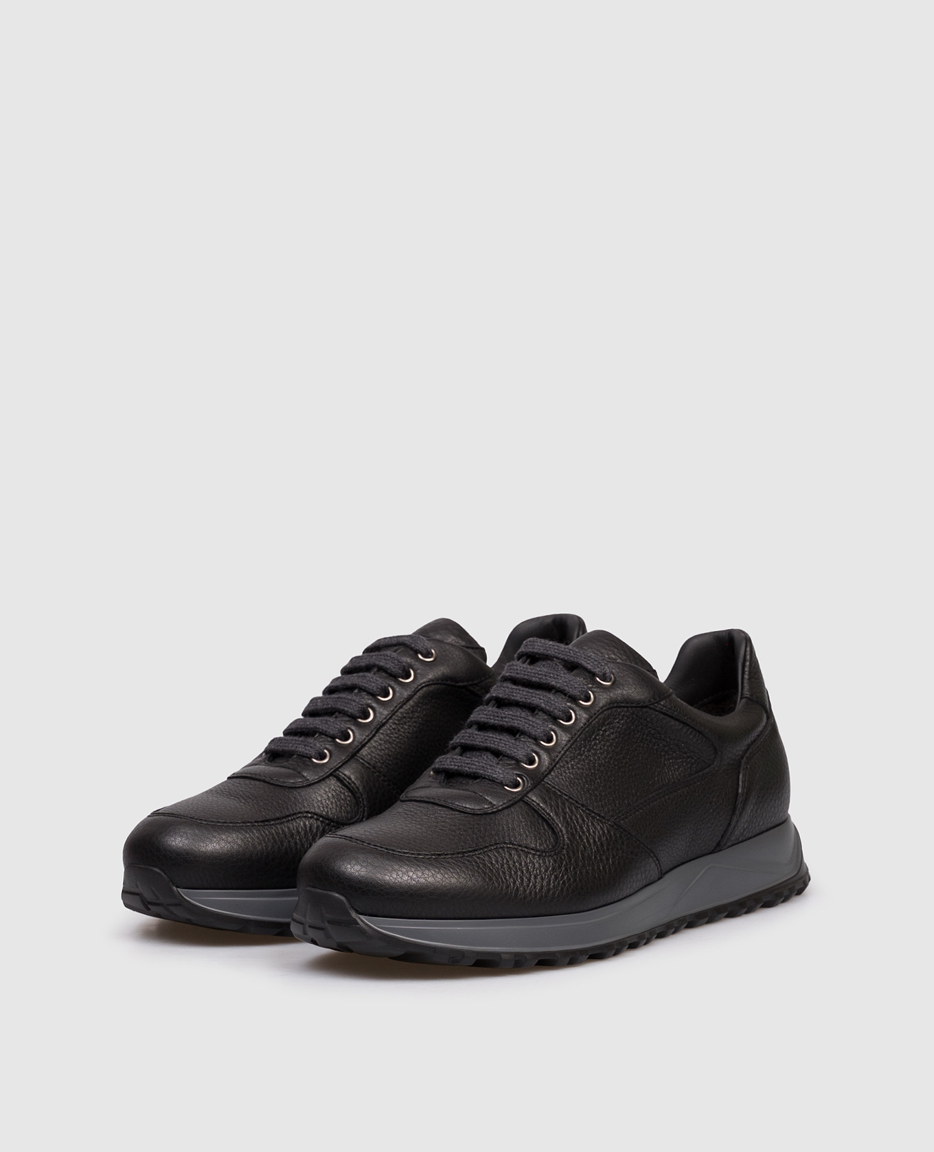 

Black leather insulated sneakers Doucal's