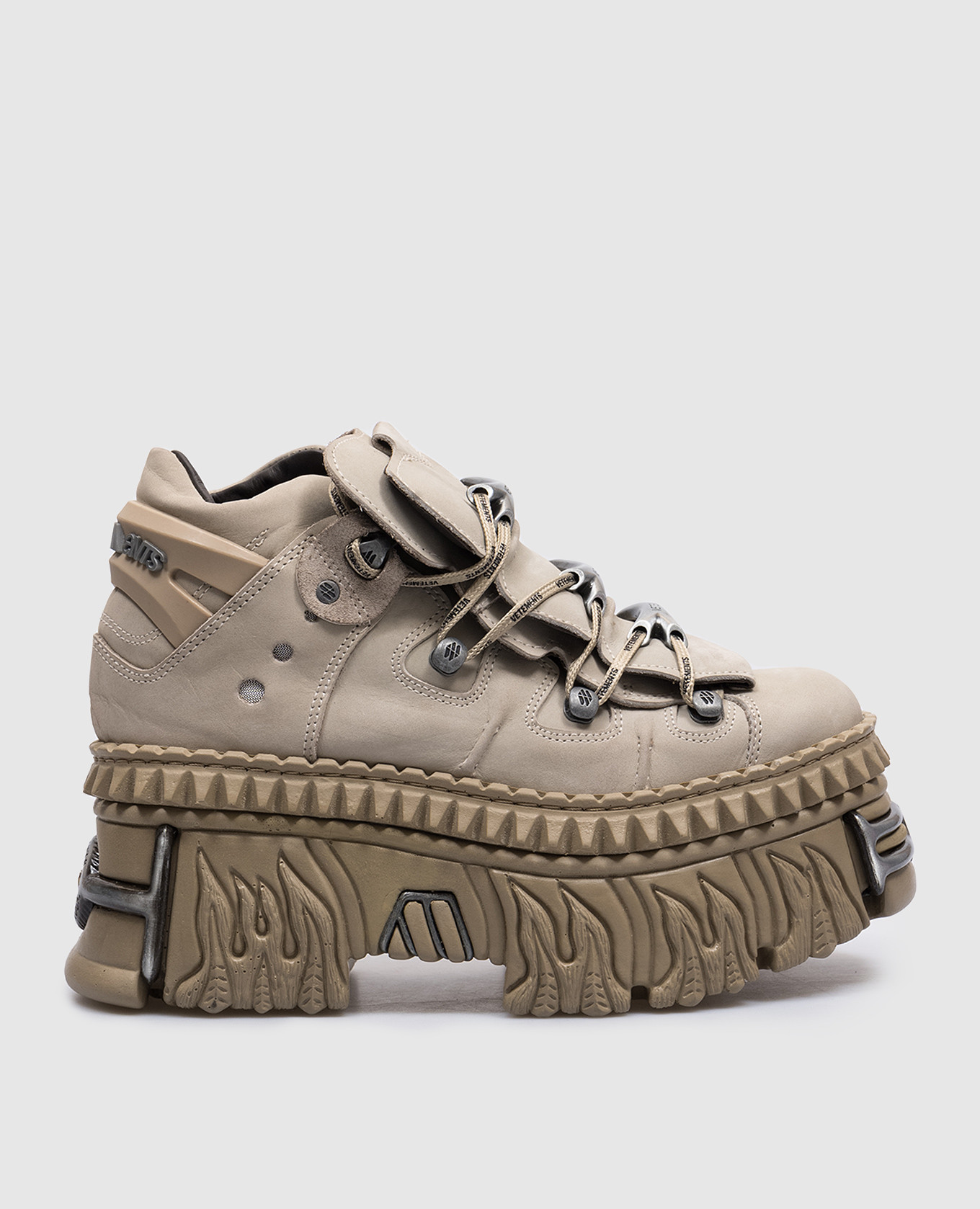 Vetements Beige sneakers on the New Rock…