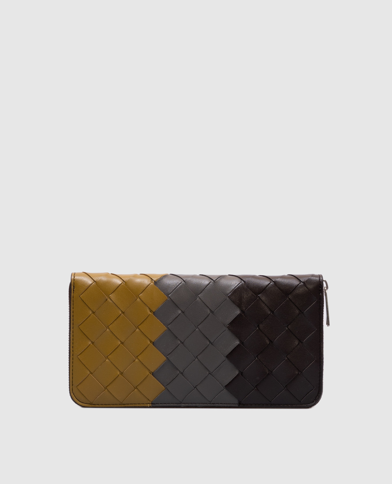 Leather wallet with weaving Bottega Veneta