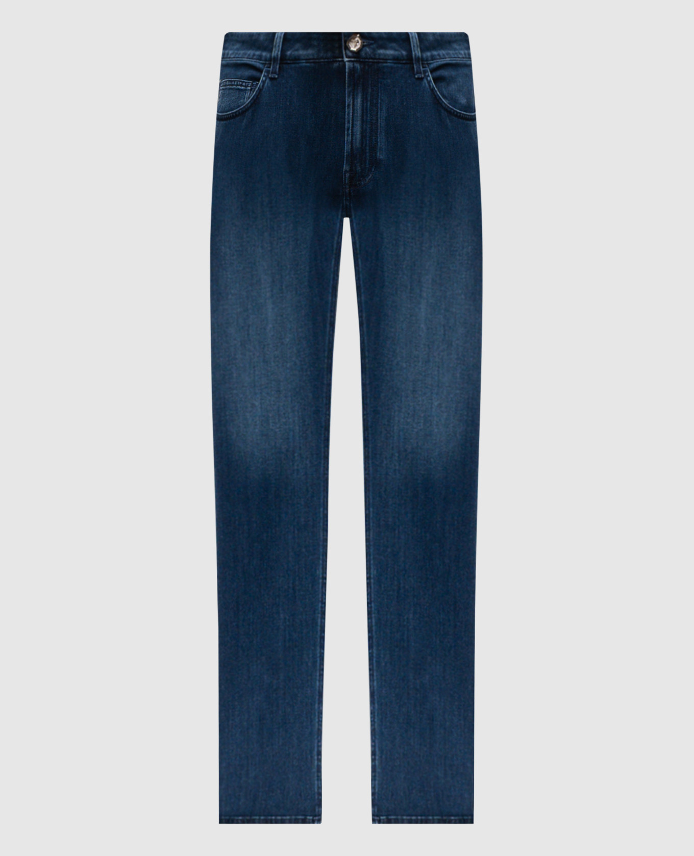 

Blue jeans with a worn effect Stefano Ricci