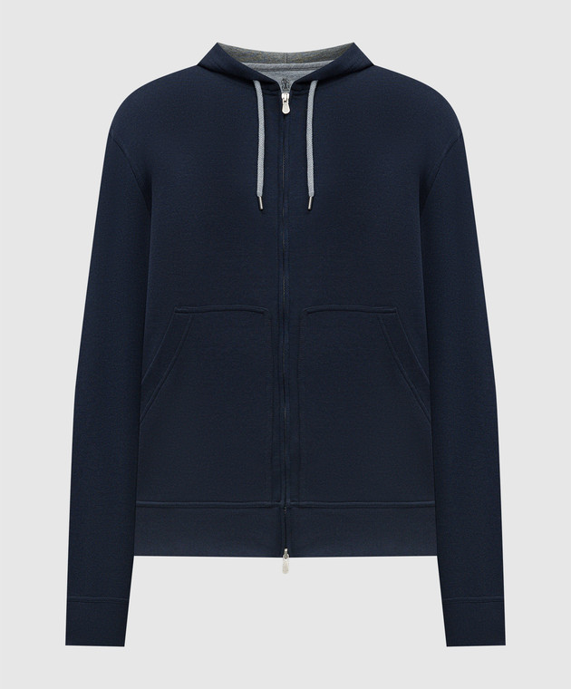 Brunello Cucinelli - Blue sports jacket MM8319069G - shop with