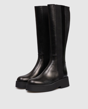 Premiata Black leather boots M7142